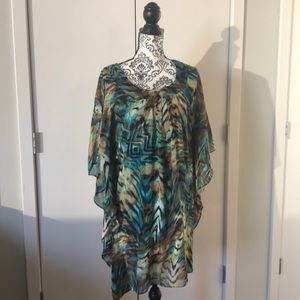 Bisou bisou Michele Bohbot tunic dress/shirt